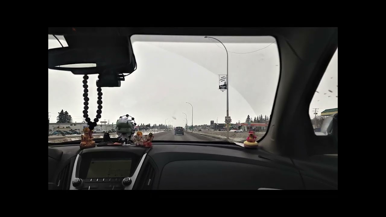 RAW Video Of Driving Northern Saskatchewan.