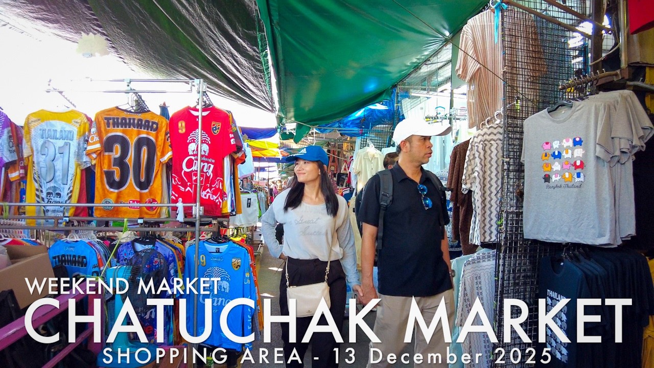Chatuchak Market Walk (Dec 13, 2025) – Gate 3 to Gate 1