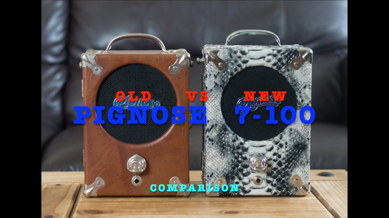 PIGNOSE 7-100 - Old vs New - on harmonica