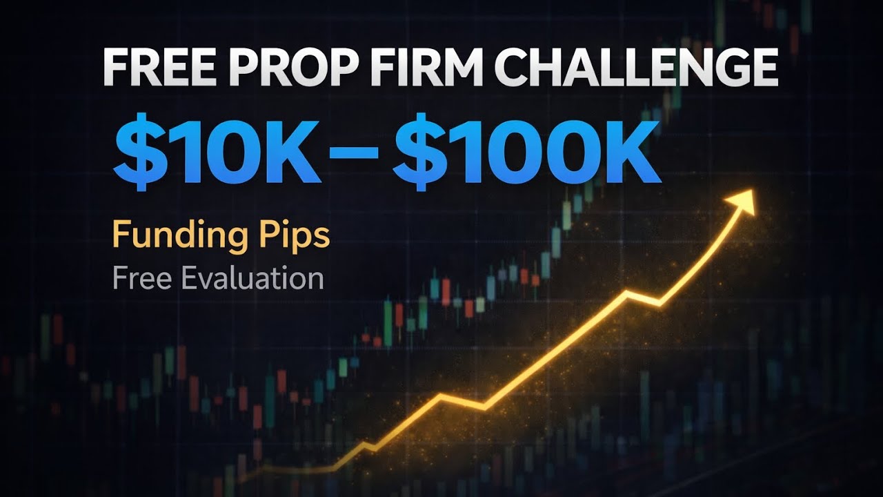 FREE PROP FIRM CHALLENGE | $10K &ndash; $100K Funding Pips (Real Journey)