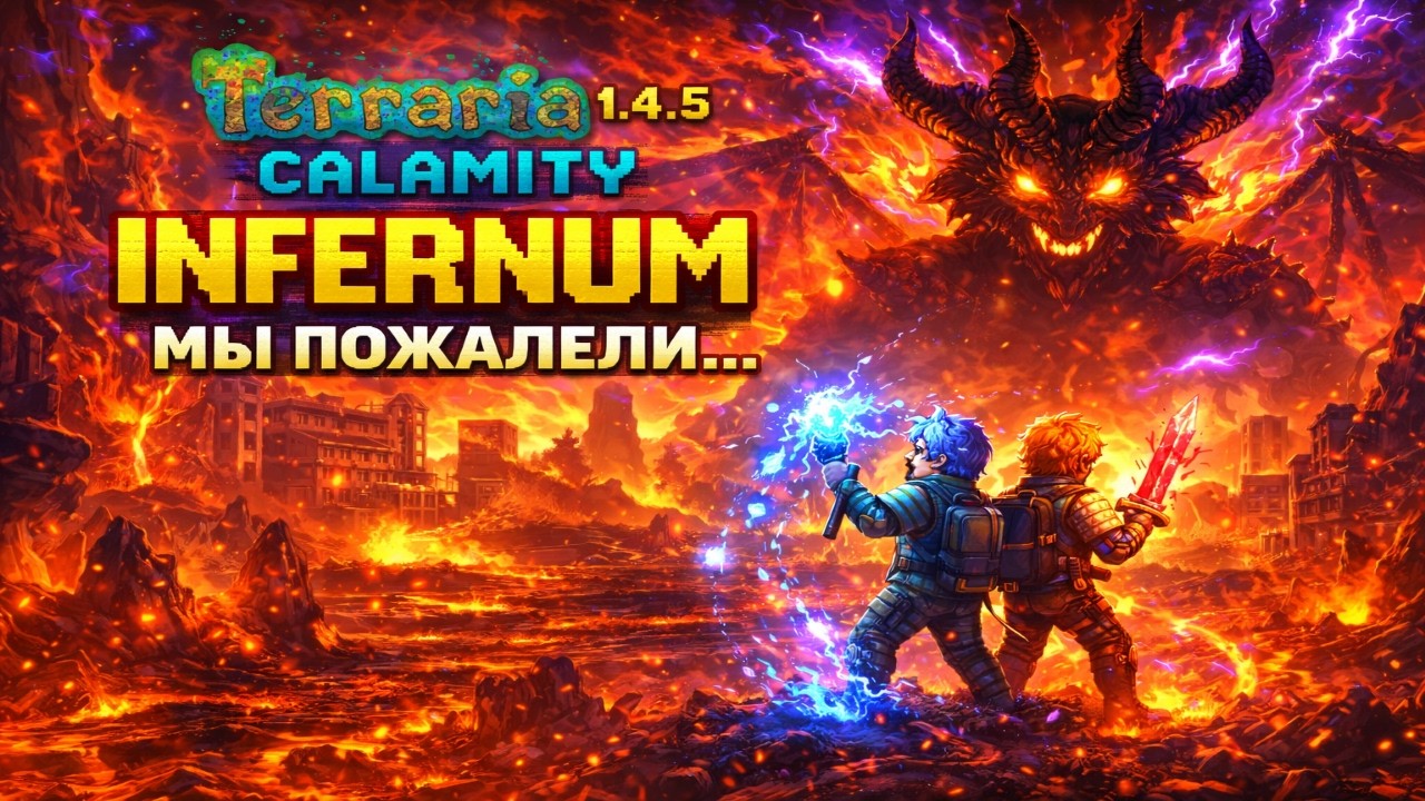 Мазохизм перфаратор 1.4.5 террария✅Terraria 1.4.5 coop calamity infernum✅