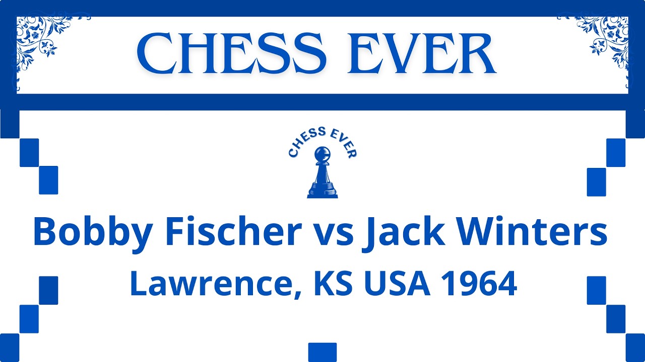 Bobby Fischer vs Jack Winters. Lawrence, KS USA 1964