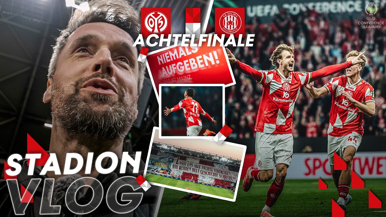 Wir sind im VIERTELFINALEEEEE! 🎉 | 1. FSV Mainz 05 - Sigma Olm&uuml;tz | ⚽ Stadion-VLOG 📹 | 25/26