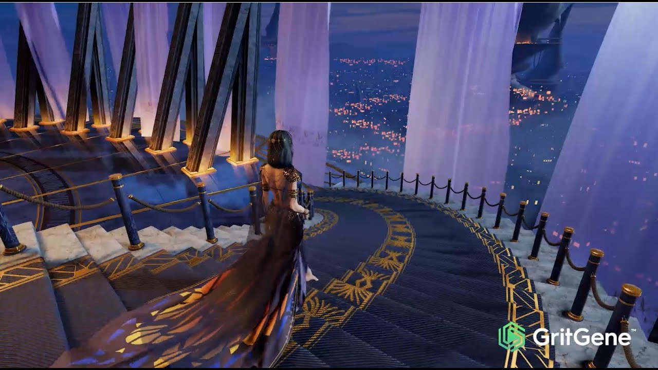GhostBlade rendered by real-time engine GritGene