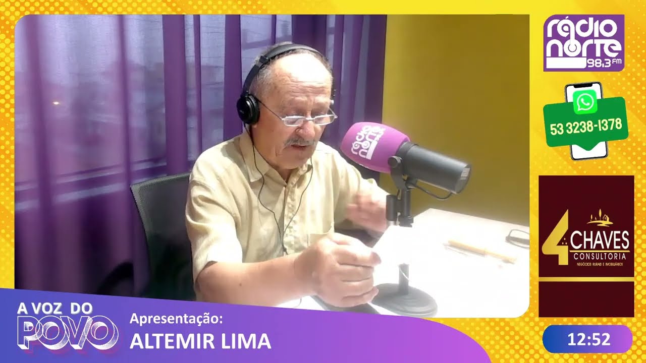 A Voz do Povo 16/01/2026 com Altemir Lima na Rádio Norte FM