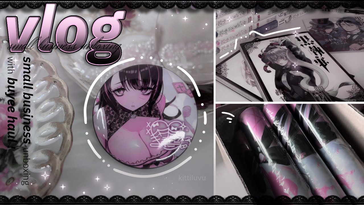 ꒰ VLOG ꒱ FIRST inventory unboxing for my shop?!?! ￤ BUYEE HAUL , ASMR , JIRAI JOSHI +MORE【 地雷系　地雷女 】