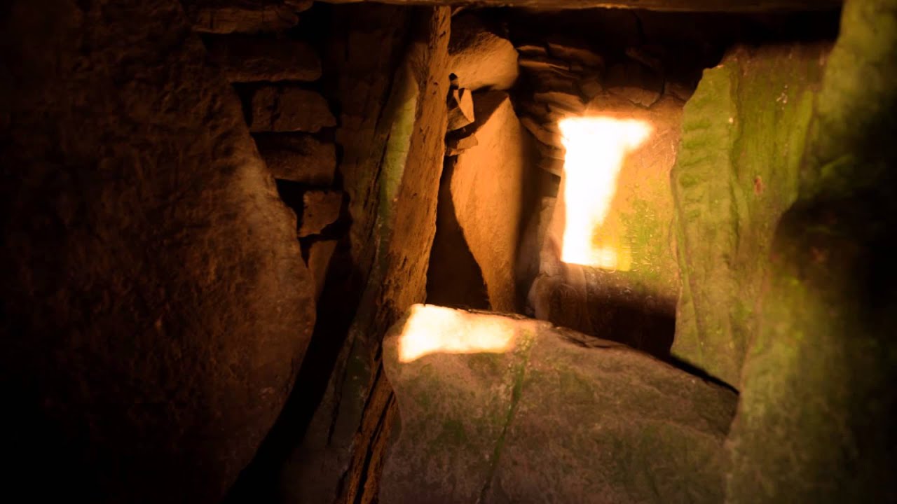 Equinox Illumination of Prehistoric Art at Loughcrew, County Meath, March 2015