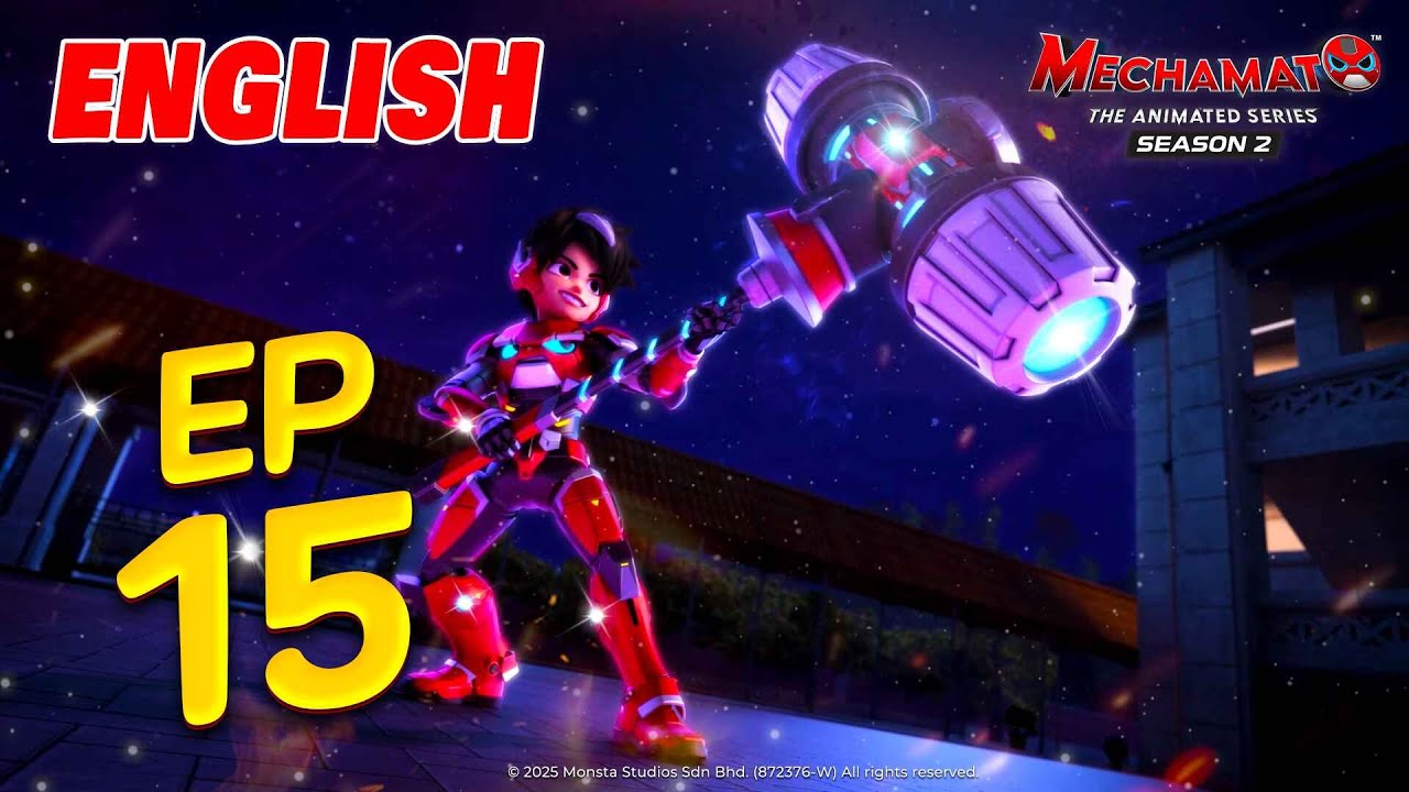 Episode 15 – Mechamato vs. Frankenstein Robot! | Mechamato Animation Series