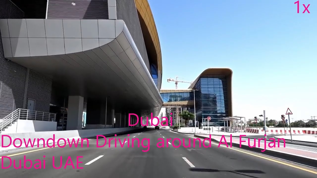 Driving around Al Furjan   Dubai UAE 🇦🇪