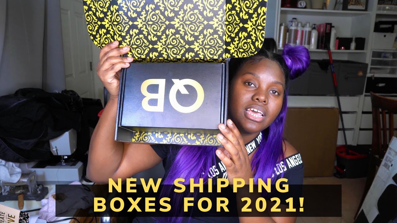 New Shipping Boxes For My Custom Wigs & Hair Business in 2021!  📦