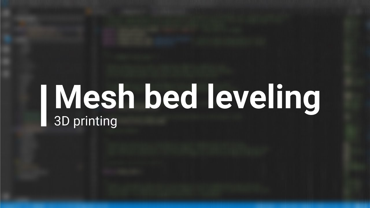 Выравнивание платформы с помощью сетки (3D-печать)