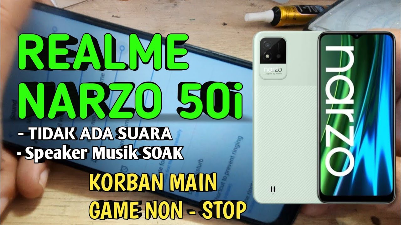Solusi REALME NARZO 50i Tidak Ada Suara