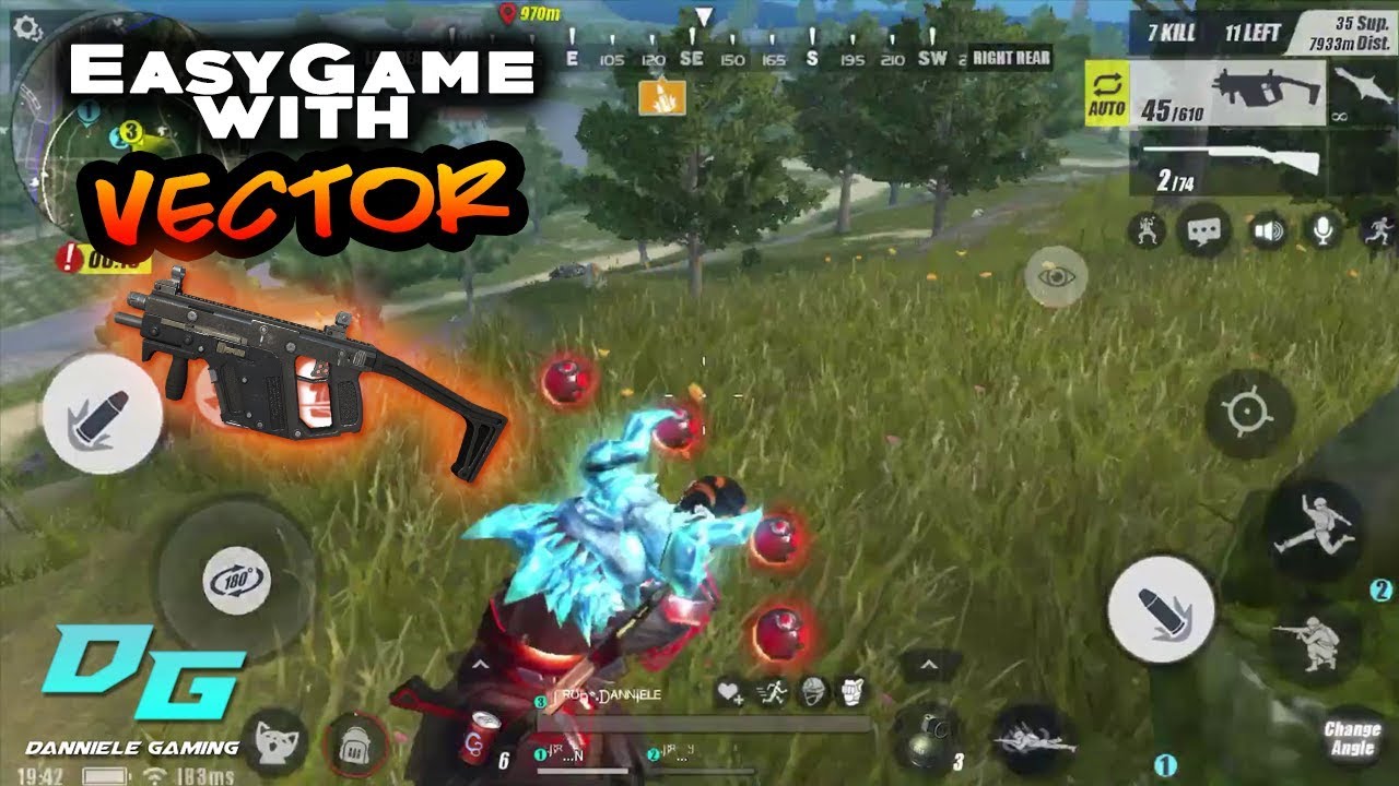 EASY Game w/ THE VECTOR | Rules of Survival Mobile
