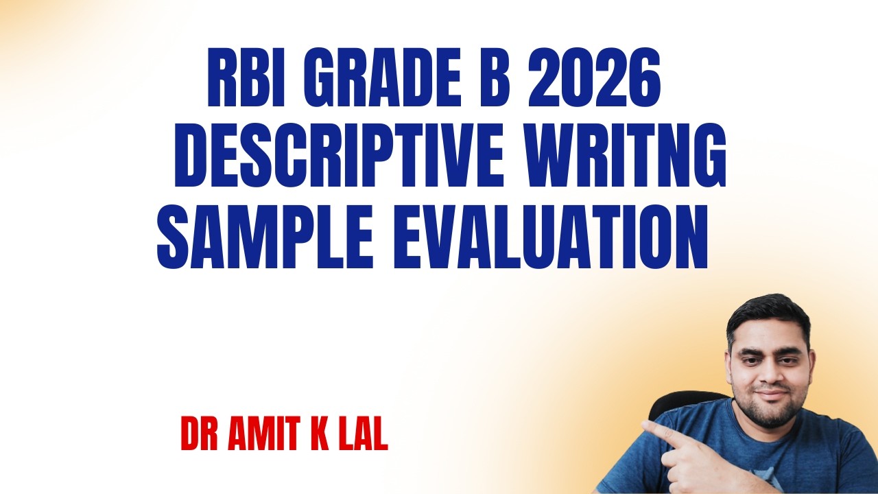 RBi Grade B | Descriptive Writing | Sample Feedback