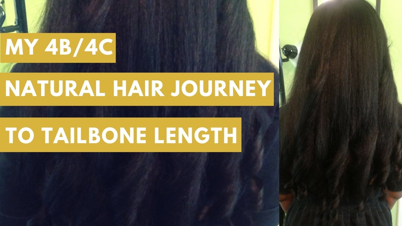 My Natural Hair Journey to Tailbone Length (Type 4b and 4c Hair)