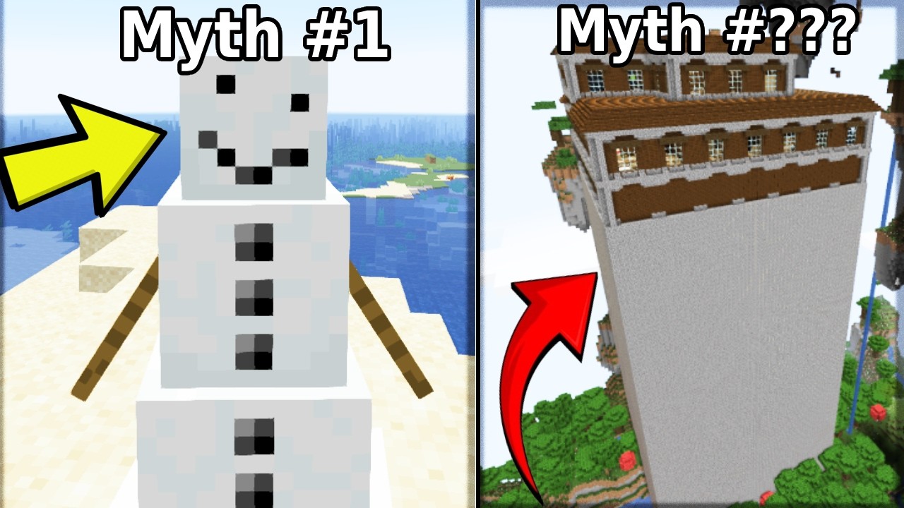 I Busted 20 INSANE Minecraft Myths!