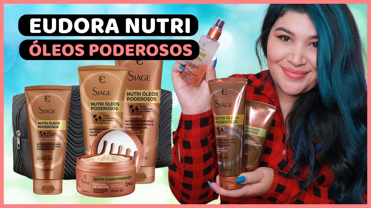EUDORA NUTRI ÓLEOS PODEROSOS [Trata fios rígidos e super elásticos]