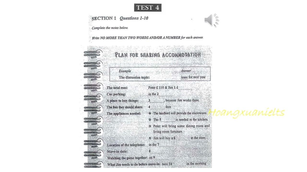 IELTS Listening Actual Tests Vol 2 Test 4