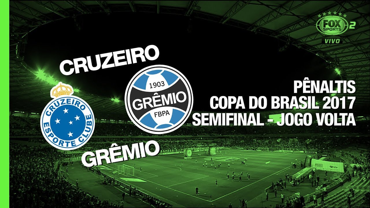 Pênaltis - Cruzeiro x Grêmio - Copa do Brasil - 23/08/2017