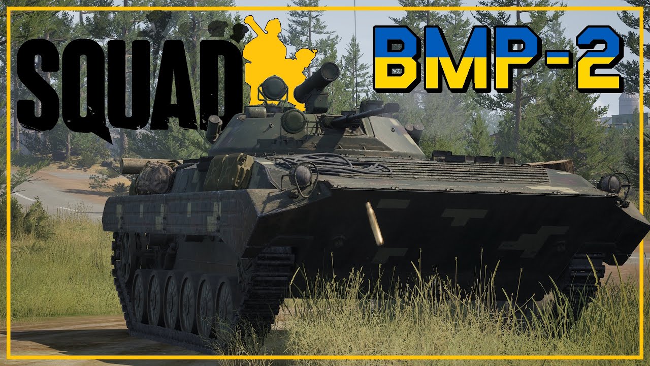 Удар по их линии снабжения с помощью БМП-2 ВСУ | Геймплей Squad Armour