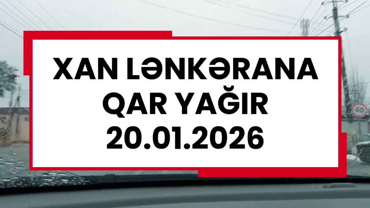 Xan Lənkərana yüngül qar yağır 20.01.2026/Cənnətməkan Talış diyarı
