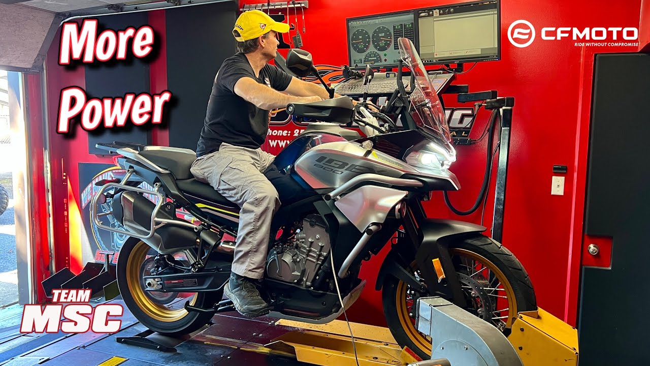 Тесты на динамометре CFMOTO IBEX 800 и настройка MSC