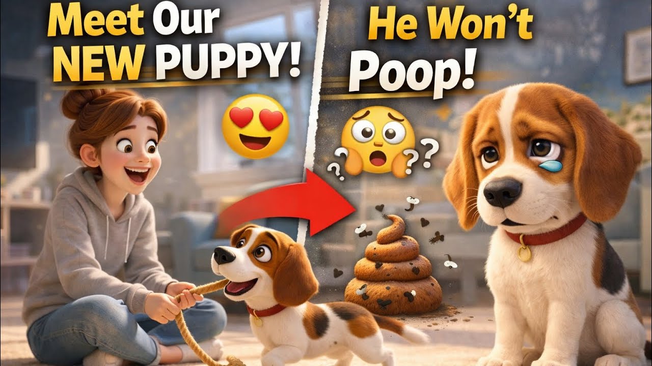 Our Puppy Refused to Poop for Days… Then This Happened 🐶💔