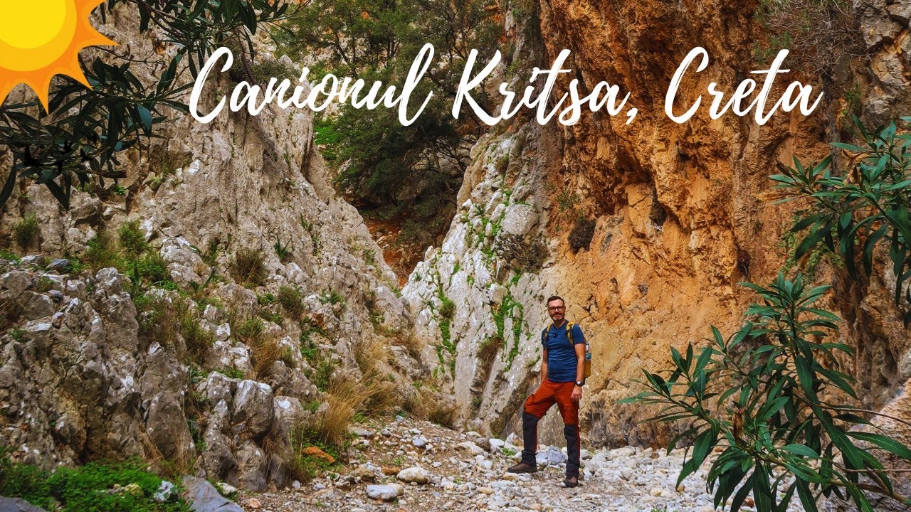 Explorăm un canion PUSTIU, IARNA în GRECIA, CRETA