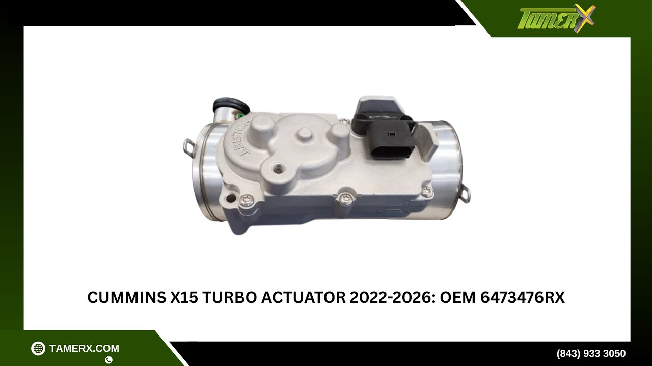 Cummins X15 Turbo Actuator 2022-2026: OEM 6473476RX