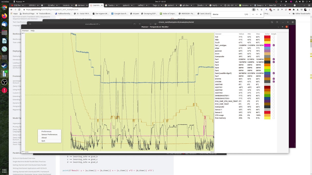 Training PyTorch on NAVI 10 (Radeon 5700 XT) with ROCm 4.0.0