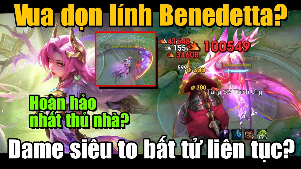 MLBB | BENEDETTA VUA DỌN LÍNH THỦ THÀNH VÔ HẠN? BẤT TỬ LIÊN TỤC? HOÀN HẢO NHẤT MODE RỒI? | Tốp Mỡ