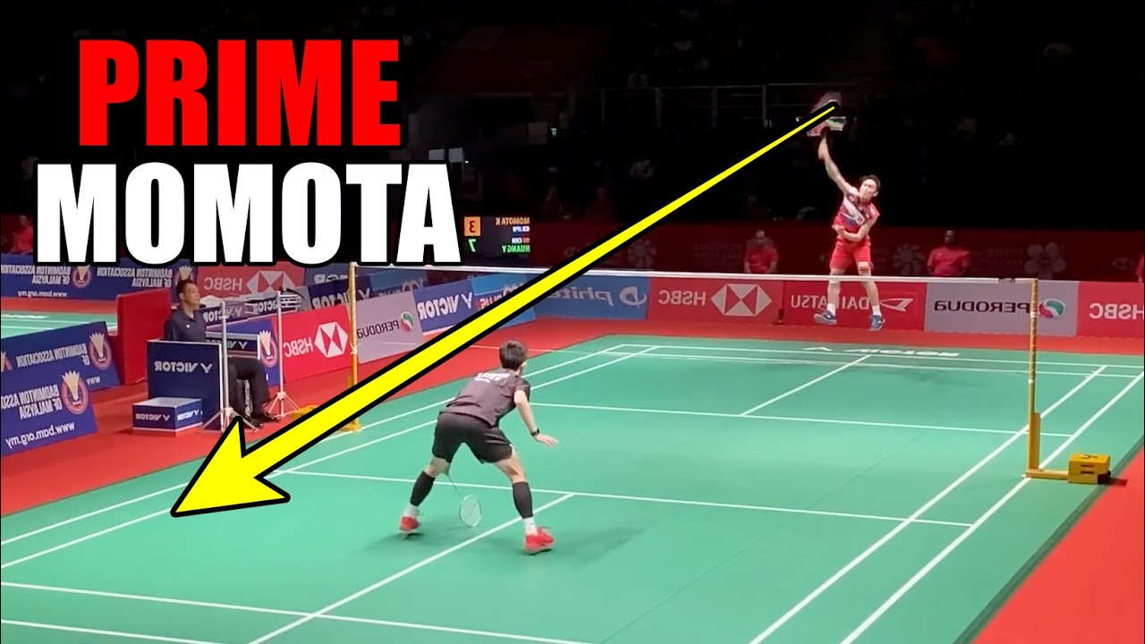 【バドミントン】アクセルセンでも完封?!全盛期の桃田が強すぎた件  (桃田右利きver) Kento Momota vs Huang Yu Xiang