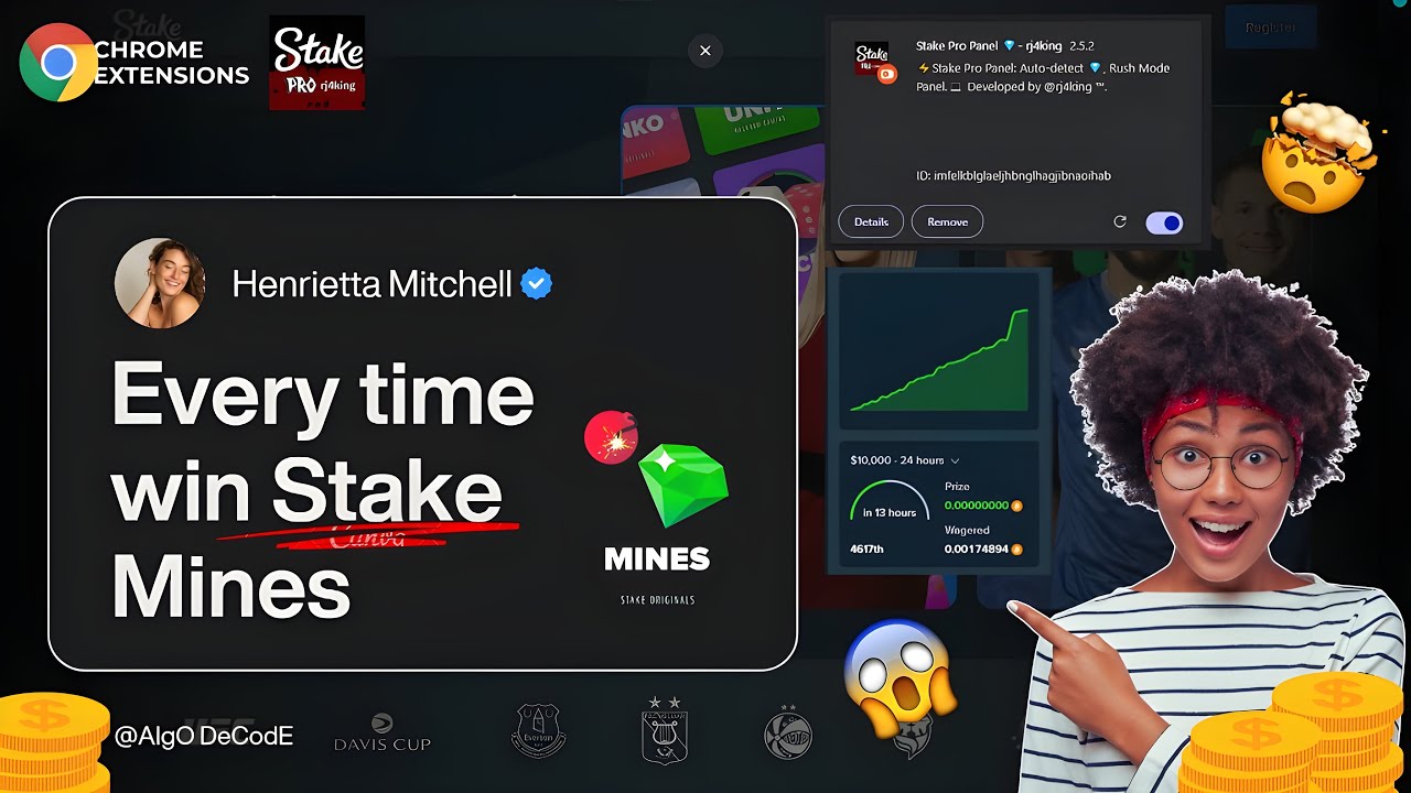 🔥 Stake Mines Predictor Every Time Win | Best Stake Mines | PredictorStakePro Panel Mines Extension|