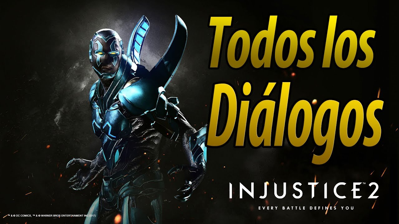 Injustice 2 | Español Latino | Todos los Diálogos | Blue Beetle | PS4 |