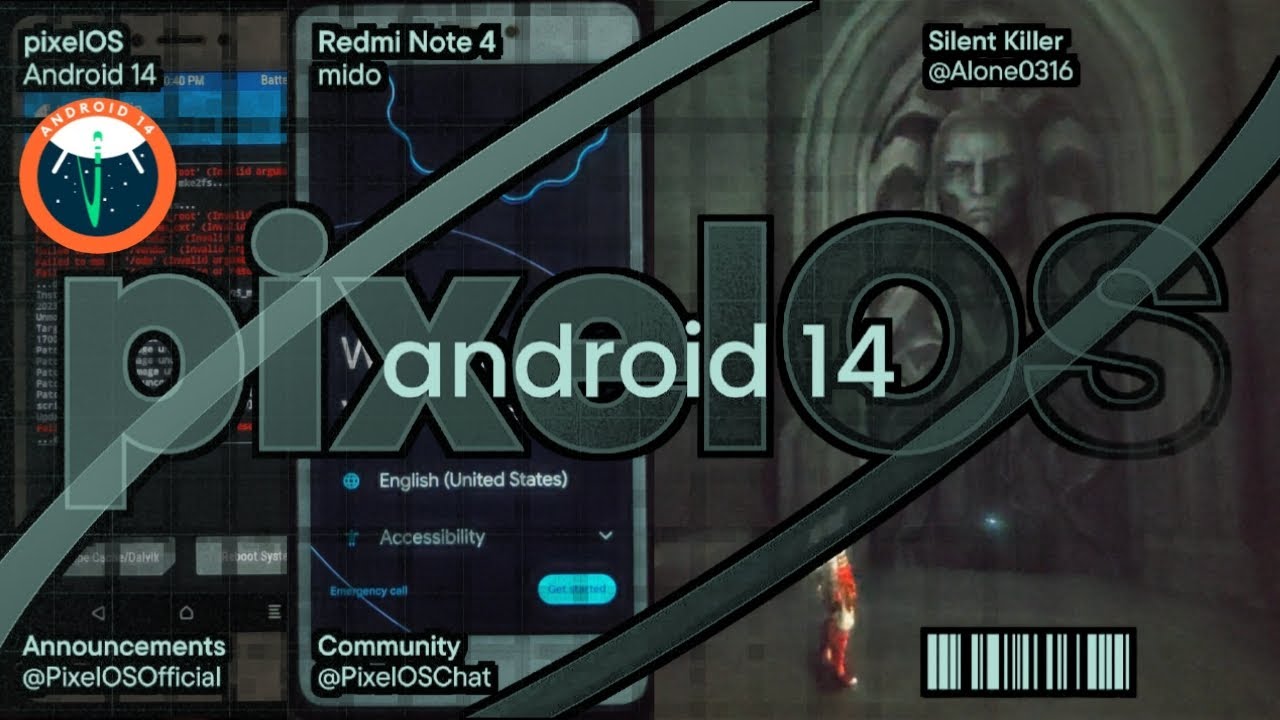 PixelOS 14 patch November 2023 di Redmi Note 4 /4X Mido | Install dan review custom rom android 14 |