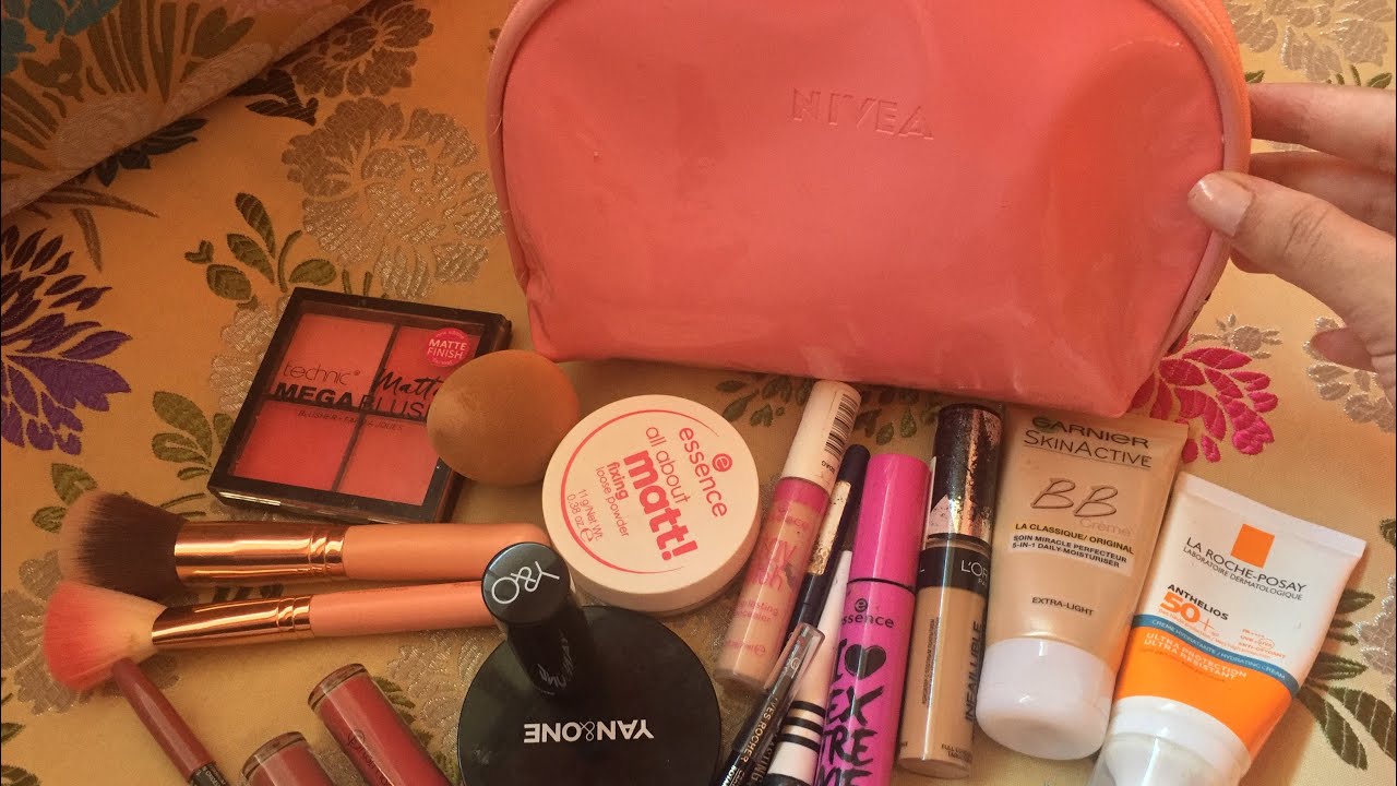 أساسيات حقيبة المكياج للمبتدئات 💄ضروري تكون عند كل بنت 💋 رخيص الثمن و بجودة عالية😍 مع بعض النصائح