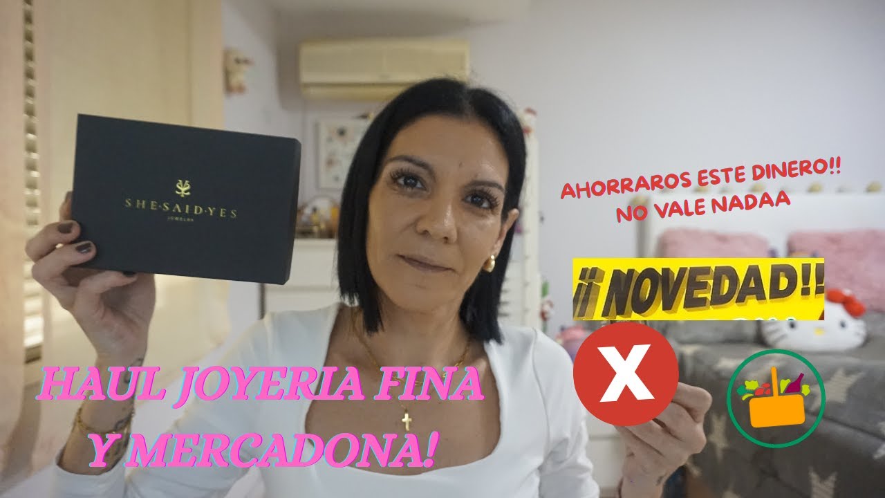 🔴HAUL JOYERIA FINA,MAS NO COMPREIS ESTO DEL MERCADONA!//
