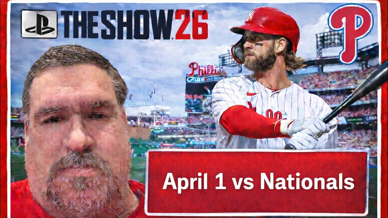 MLB The Show 26 Phillies Franchise Hall of Fame сложность 1 апреля против Nationals