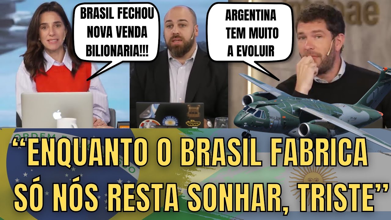 Argentinos Espantados Com Nova Venda Bilion&aacute;ria Do Brasil&hellip; KC-390 Ganhando O Mundo 