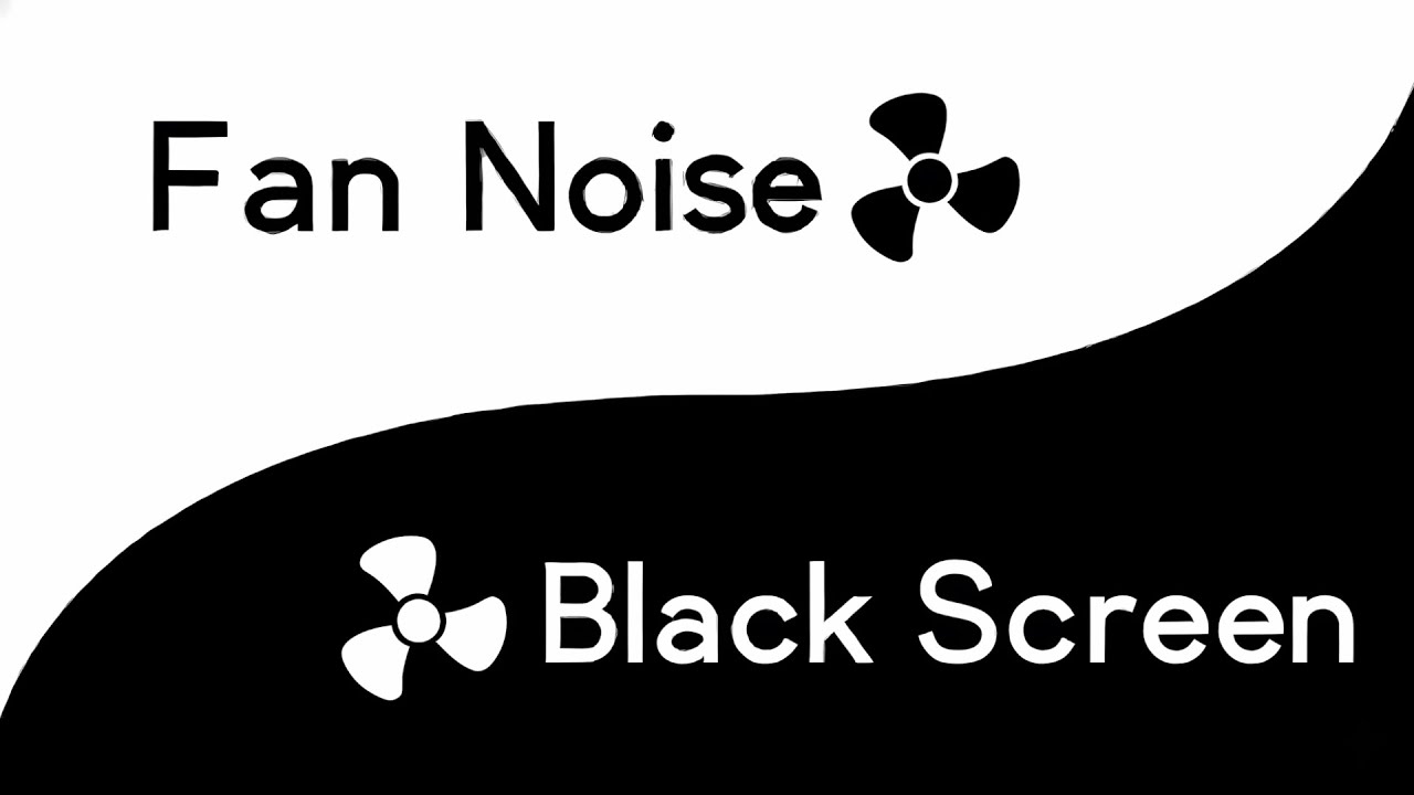 Fan Noise for Sleep | 10 Hours | Black Screen | No Talking