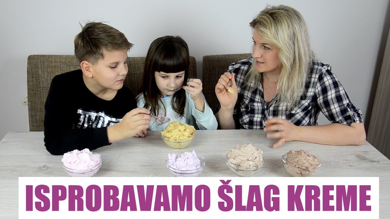 Isprobavanje 5 vrsta &scaron;lag krema | Nata&scaron;ine slastice