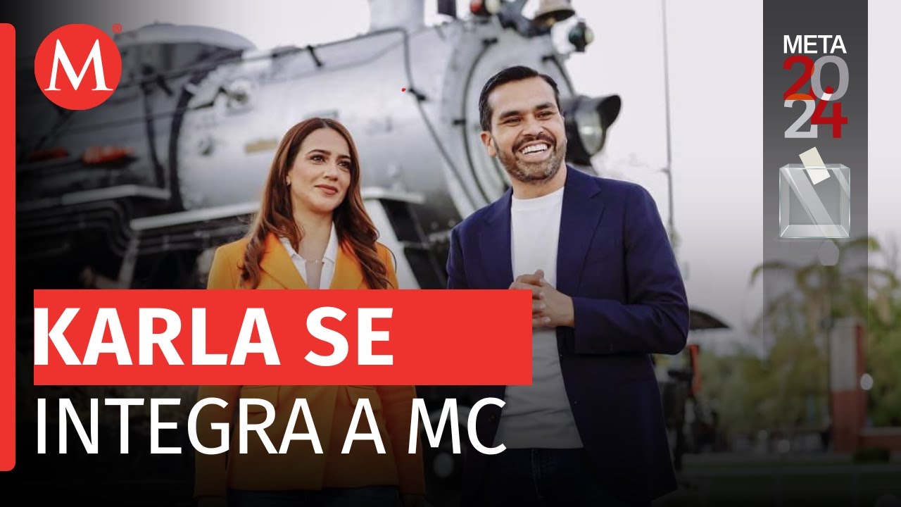 Álvarez Máynez recibe a Karla Espinoza en Movimiento Ciudadano