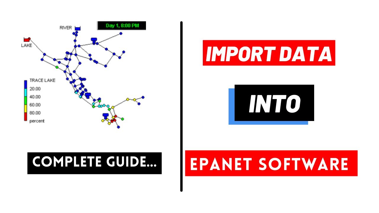 EPANET Tutorial | How to Import Excel/AutoCAD Data Into EPANET Software [Complete Guide]