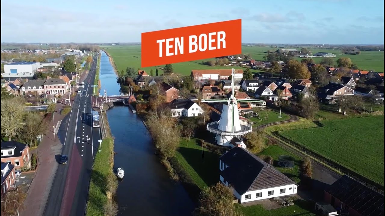 Ten Boer vanaf Boven