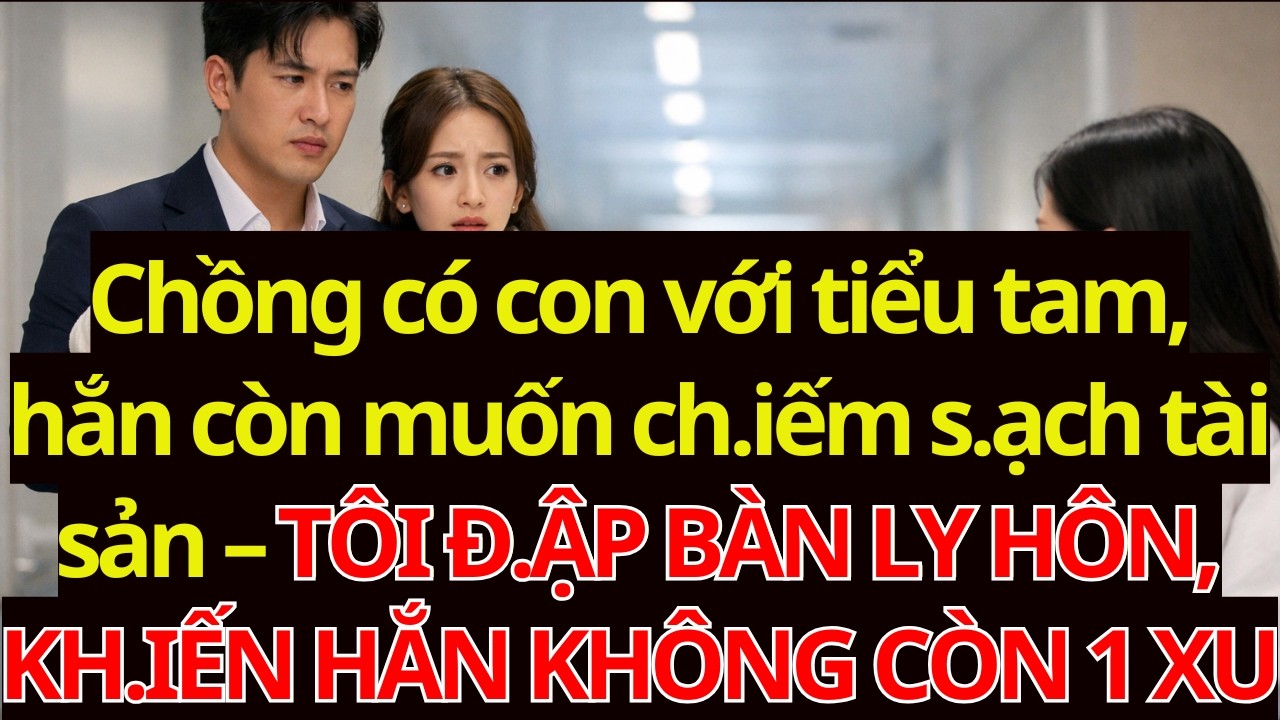 Chồng có con với tiểu tam, hắn còn muốn ch.iếm s.ạch t.sản – TÔI Đ.ẬP BÀN LY HÔN, KH.IẾN HẮN KO 1 XU