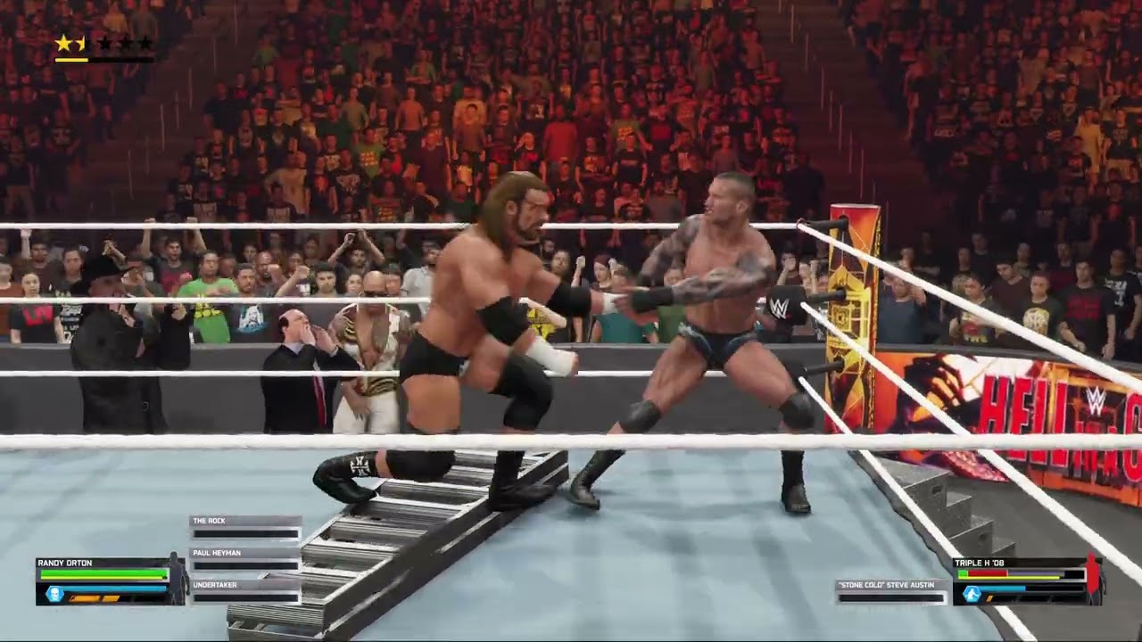 WWE 2K25 Randy Orton vs Triple H for World Heavyweight Championship