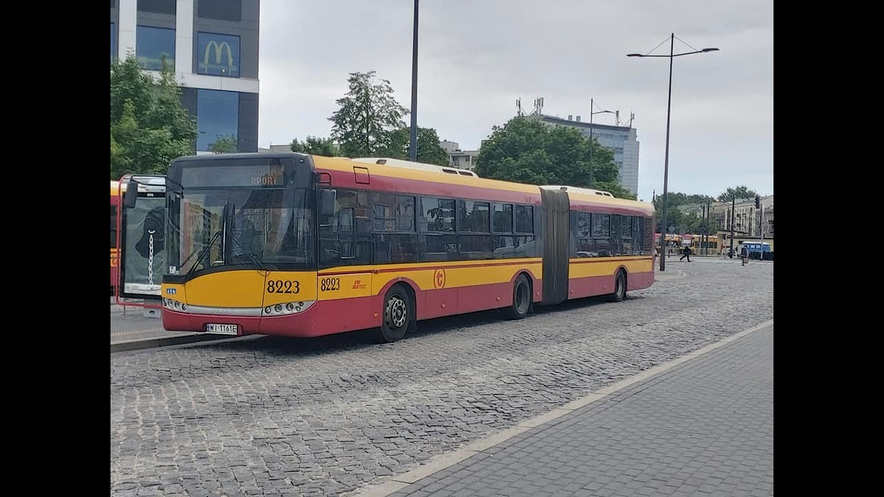 Przejazd: Solaris Urbino 18 III #8223 MZA Warszawa Linia 148 *Jedna z najdłuższych linii w stolicy*