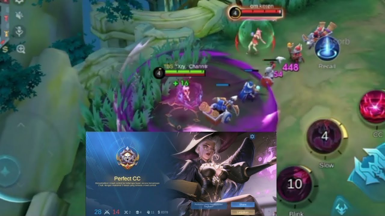 Lawan cici di exp lane, dengan menggunakan alice - Mobile legends