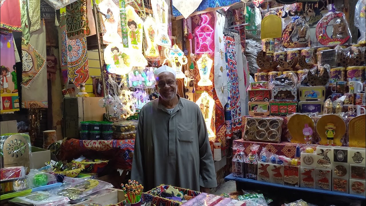 زينه رمضان ٢٠٢٥ 😘💥واسعارها واشكالها من عند عم وجيه اصل الزينه في الخياميه✌️✌️