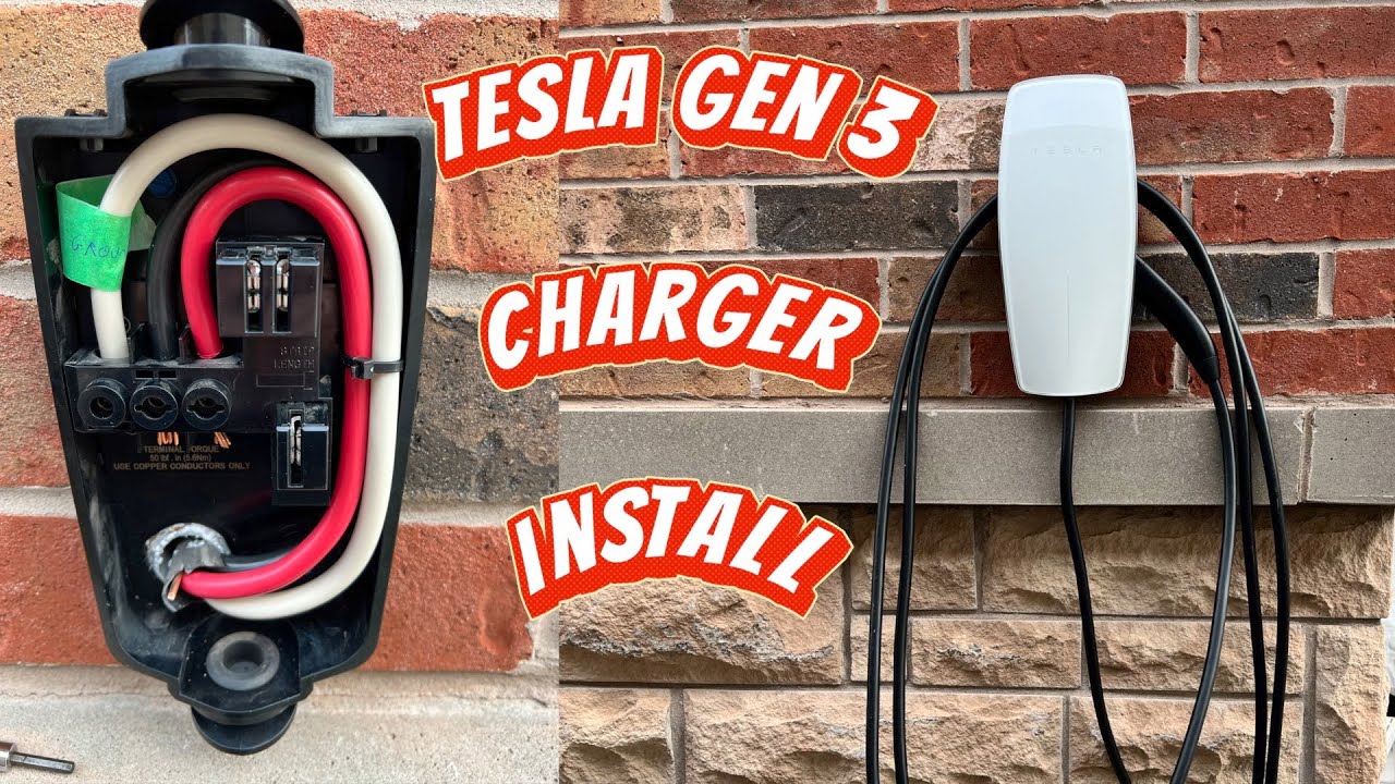 Tesla Wall Charger installation (Gen 3)